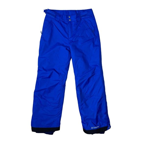 Columbia OmniTech Ski Snow Pants Mens S Regular Waterproof Breathable Blue - Picture 1 of 11